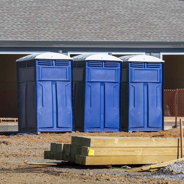 is there a specific order in which to place multiple porta potties in Foster VA